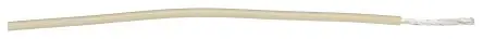 Produktfoto 1 von Alpha Wire Hookup Wire PVC Schaltdraht, 28 AWG 30 m Weiß Ø 0.89 mm 7 Litzen Polyvinylchlorid