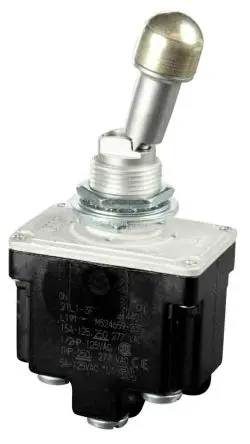 Produktfoto 1 von Honeywell Buchse Kippschalter 2-poliger Wechsler, Rastend, 28 V dc, 125 V ac, 20A, Schraube