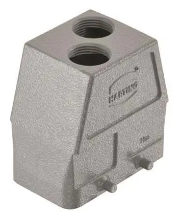 Produktfoto 1 von HARTING Han B Kappe für robusten Stromversorgungsstecker 2 Hebel 2 24B Gehäuse, IP65