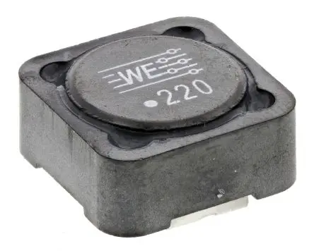 Produktfoto 1 von Wurth Elektronik WE-PD Drosselspule mit Abschirmung, 22 μH 3.37 A AEC-Q200 mit Ferrit-Kern ±20 % Drahtgewickelt 12 mm,