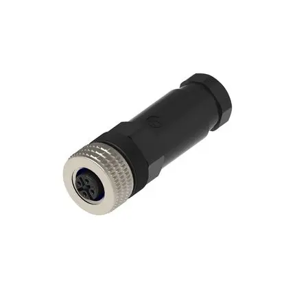 Produktfoto 1 von Hirschmann ELKA M12 Buchse Gerade 5-polig, 60V dc 4A IP65, IP67 Schraubanschlussklemme