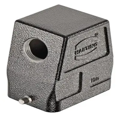Produktfoto 1 von HARTING Han M Haube Einhebel 1, Kabel 6B Haube, IP65, IP66, IP67