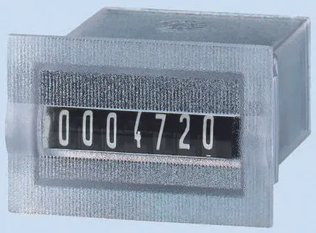 Produktfoto 1 von Kübler K 67.20 Zähler Aufwärts Zähler Analog Keine Rückstellung 7-stellig 12V dc, Impuls, max. 10 Hz