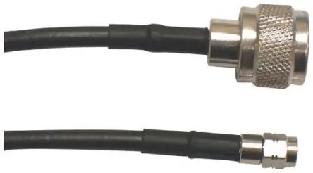Radiall Cable Assembly Koaxialkabel Stecker, 50 Ω Stecker, 1 m, Typ N / SMA, Braun