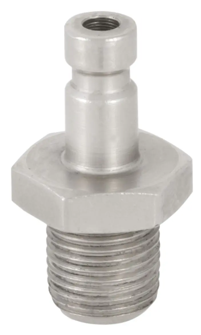 Produktfoto 1 von RS PRO Pneumatische Schnellsteckkupplung Messing Stecker, G, Einzelabschaltung