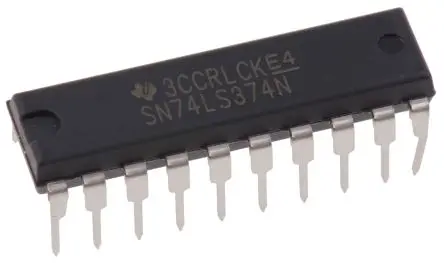 Produktfoto 1 von Texas Instruments IC Flip-Flop 8, LS, Tri-State, Einseitig, PDIP, 20-Pin