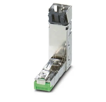 Produktfoto 1 von Phoenix Contact CUC-IND-C1ZNI-B/R4IP8 Stecker Cat.5 RJ45-Steckverbinder, 1-Port 8-polig Abgeschirmt Kabel gewinkelt