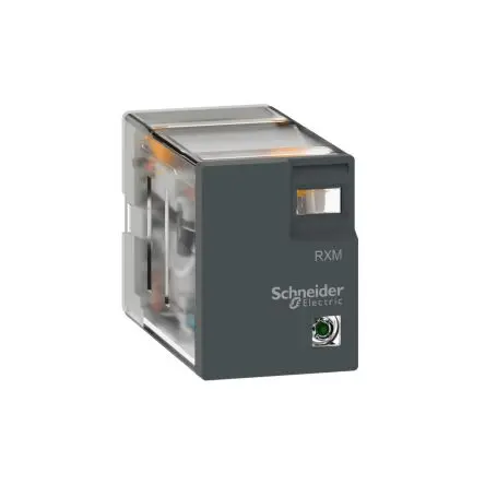 Produktfoto 1 von Schneider Electric RXM Leistungsrelais 24V dc Spule 2-poliger Umschalter Panel 10mA