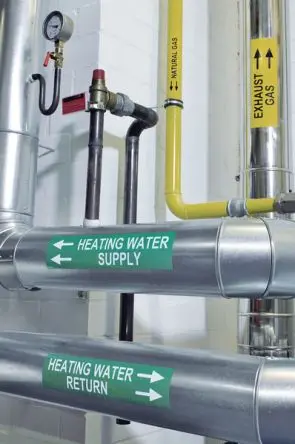 HellermannTyton Etikette auf Rolle für Thermodrucker auf Grün 50 m Vinyl-Polyvinylchlorid