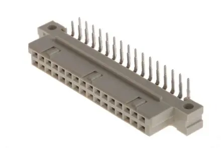 Produktfoto 1 von Fischer ERNIPRESS Klasse C2 DIN 41612 Stecker gewinkelt, 32-polig / 2-reihig, Raster 2.54 mm Raster Buchse