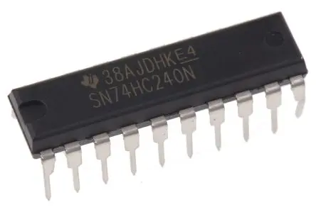 Texas Instruments Buffer & Line-Driver Buffer & Line-Driver HC 8-Bit Tri-State Invertierer 20-Pin PDIP