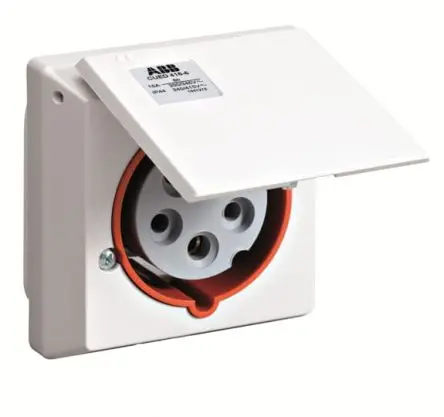 Produktfoto 1 von Amphenol Industrial 2CMA1 Leistungssteckverbinder Weiß, 415V 3P+N+PE / 16A IP44