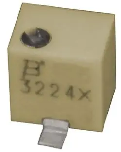Produktfoto 1 von Bourns 3224 12-Gang Oberfläche Trimm-Potentiometer, Einstellung von oben, 100 kΩ, 10 %, 0.25 W, SMD Gull-Wing, L. 4.8