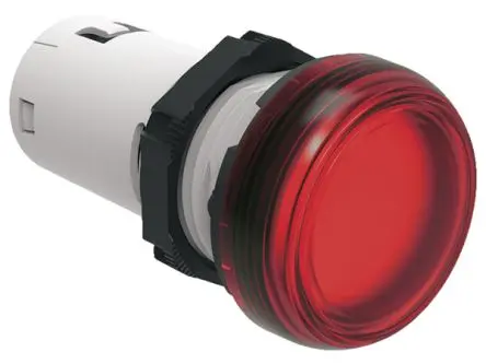 Produktfoto 1 von Lovato Anzeigelampe LPML 230V Rot, Ausschnitt-Ø 22 mm LED Ring Rund IP69K, IP66, IP67 Schraube