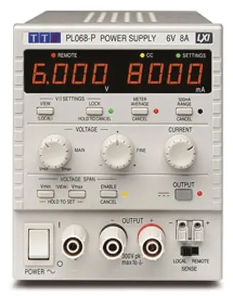 Produktfoto 1 von Aim-TTi Digital 1 Linear 6V IEC 320 Labornetzgerät 8 A 94 W, ISO-kalibriert