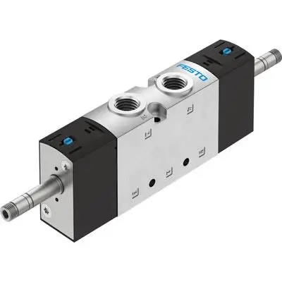 Produktfoto 1 von Festo 2 x 3/2-Wege, Geschlossen, Monostabil VUVS Pneumatisches Magnetventil NPT, Elektrisch-betätigt