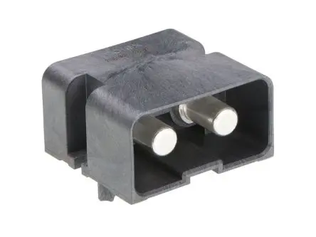 Produktfoto 1 von Molex 215510 Leiterplattenleiste gewinkelt, 2-polig / 1-reihig, Raster 17 mm Raster Lot, Unisoliert