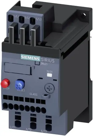 Siemens SIRIUS 3RU2 Thermisches Überlastrelais, / 1A 0.25 kW 1 Schließer/1 Öffner / 3A 3P, 45 mm x 79.5mm