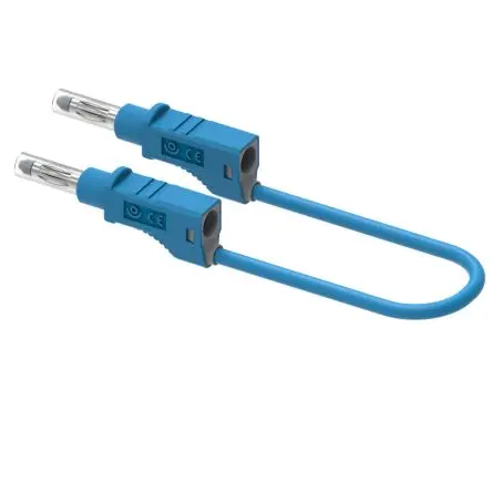 Produktfoto 1 von Electro PJP Stecker 12A Stecker / Stecker, Blau 2 m, 600V