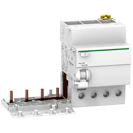 Produktfoto 1 von Schneider Electric A9V Fehlerstrom-Schutzeinrichtung, 4-polig, 63A, 30 mA Typ A-SI Acti9 EN/IEC 61008-1 EN/IEC 61008-2-1