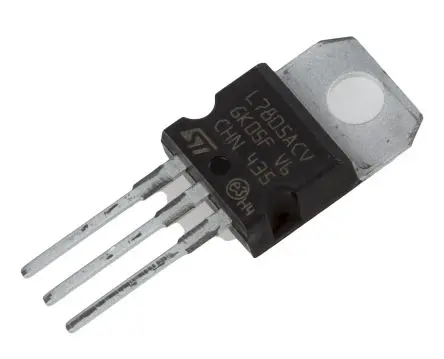 Produktfoto 1 von STMicroelectronics Spannungsregler, Linear 5 1 A TO-220 5V, 3-Pin, Festwert