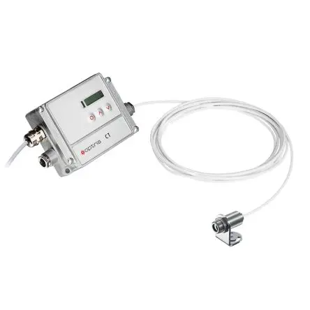 Produktfoto 1 von Optris Infrarot-Temperatursensor, Temperatursensor Ausgang, ±1 % bis 975 °C, -50 °C Schraubanschlussklemme