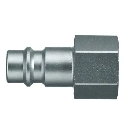 Produktfoto 1 von Legris Pneumatische Schnellsteckkupplung, Stahl zinkplattiert 1/4 in Stecker, Buchse
