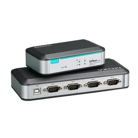 Produktfoto 1 von MOXA Schnittstellenkonverter, USB-Typ B, RS232, Buchse, Stecker