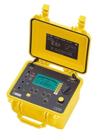 Produktfoto 1 von Chauvin Arnoux CA 6545 Isolationsprüfer 40 V, 5100 V Isolationswiderstand Prüfgerät 10000 GΩ Aurix, Kat. I 2