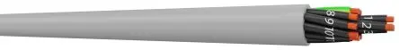 Produktfoto 1 von AXINDUS CAELIFLEX Steuerkabel, 7-adrig 1mm² 17 AWG Schwarz Geschirmt, Polyvinylchlorid