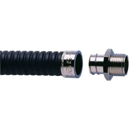 Produktfoto 1 von ABB Adaptaflex Messing vernickelt Kabelrohr Befestigung M40 40 mm Metallisch Metallisch-Finish IP54, IP65