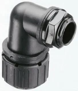 Produktfoto 1 von Adaptaflex PF Nylon 6.6 Kabelrohr Befestigung M32 32 mm Schwarz Schwarz-Finish IP67