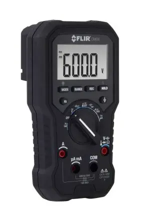 Produktfoto 1 von FLIR DM66 Tragbar Digital Multimeter Echteffektivwert, CAT III, CAT IV