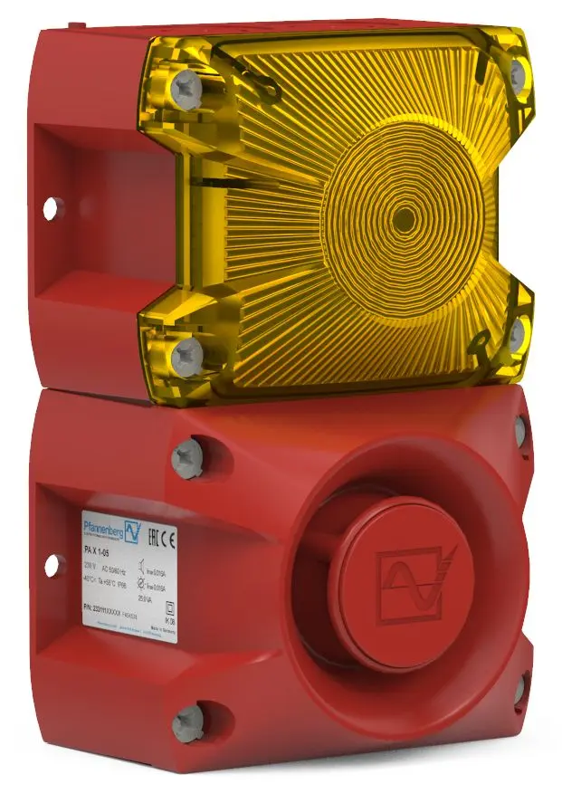 Produktfoto 1 von Pfannenberg 23311103000 Blink-Licht Alarm-Leuchtmelder Gelb, 230 V AC