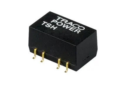 Produktfoto 1 von TRACOPOWER TSH DC/DC Konverter, 12V dc OUT 165 mA Oberfläche 24V dc 1 kV dc 2 W -40 °C 85 °C