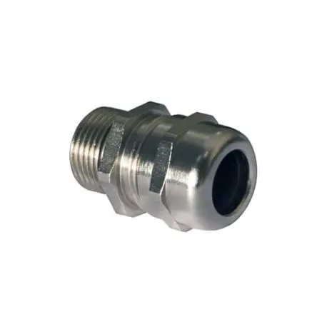 Produktfoto 1 von ABB Glands Kabelverschraubung, M16 Messing vernickelt Metallisch 4 mm/ 8 mm, IP66, IP68, IP69
