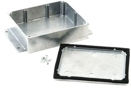 Produktfoto 1 von Deltron 483; Gehäuse; Aluminiumdruckguss Geflanscht IP68 Breite 120.8 mm Höhe 55.9 mm Länge 202 mm