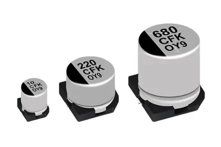 Produktfoto 1 von Panasonic FK Oberfläche Kondensator 680 μF 20 % / 50V dc, Ø 16 mm, 105 °C