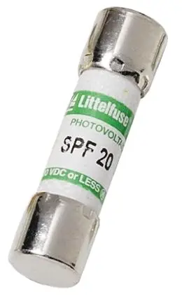 Produktfoto 1 von Littelfuse SPF Patronensicherung F / 1A 10 x 38 mm 1kV dc Melamin Solarschutz