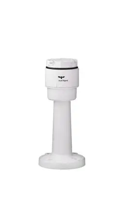 Produktfoto 1 von AUER Signal CT5 LED Sockel Dauer, Stroboskop, Filament/Warnsummer-Licht / 95 dB IP65, 100 mm