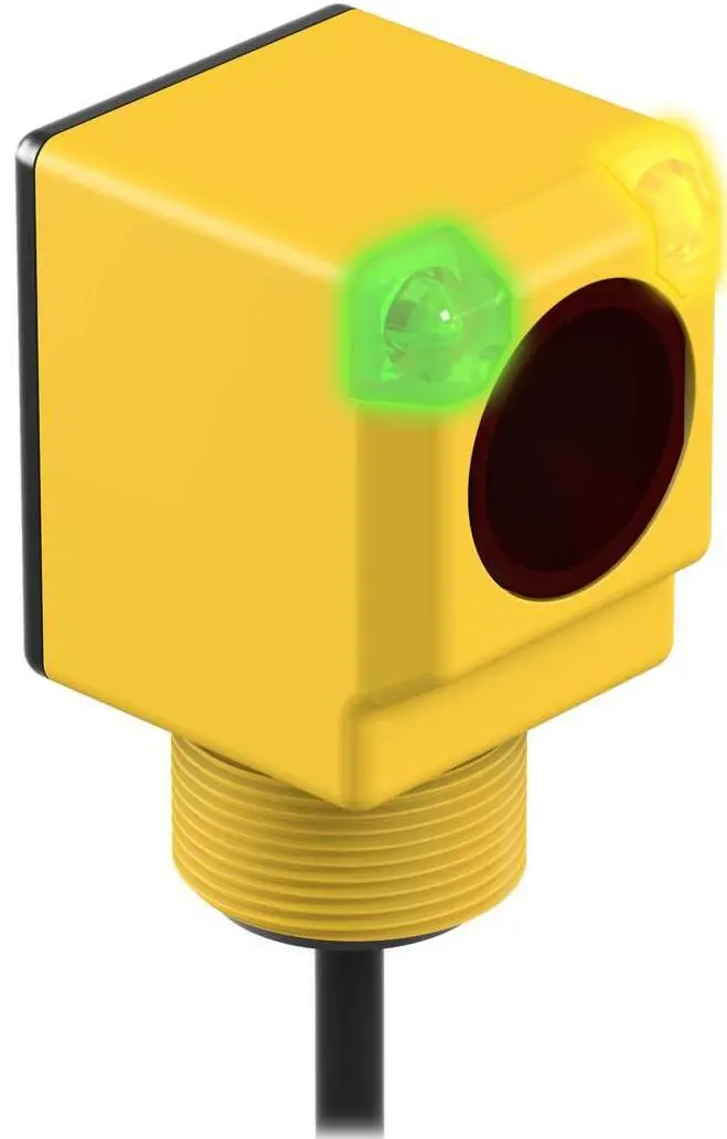 Produktfoto 1 von Banner Rechteckig Optischer Sensor, Emitter, Bereich 60 m, Verkabelt