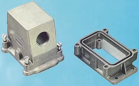 Produktfoto 1 von HARTING Han B Gehäuse für robusten Stromversorgungsstecker Schraubbefestigung 10B Steckverbindergehäuse, IP65