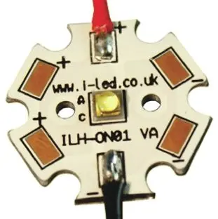 Intelligent LED Solutions LED-Array OSLON 150 1+ PowerStar Rot, 1-LEDs, Ø 20 mm Außen-ø 355 mW-Typ 2 mm