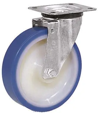 LAG Drehbar Rolle, Rad ø 150 mm, 200 kg, Ges H. 181 mm, Rad B. 40 mm