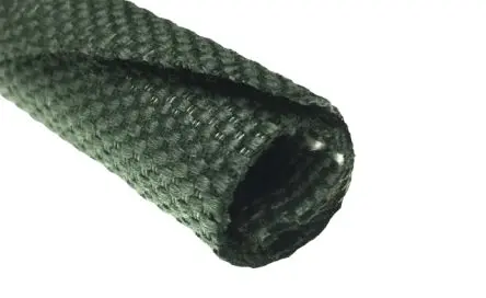 Produktfoto 1 von Tenneco 2000NX Schutzhülse Grün Polyphenylensulfid, Nomex für Kabel-Ø 1 mm, Kabel ø 5 mm, Länge 25m Umflochten Dehnbar