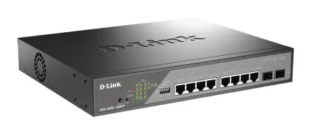 Produktfoto 1 von D-Link 10-Port Gigabit PoE Smart Managed Surveillance Max PoE Switch with 802.3bt Gigabit-Switch 10-Port Smart Power