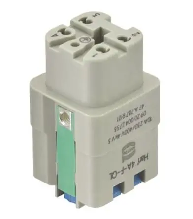 Produktfoto 1 von HARTING 92000 Industrie-Steckverbinder Kontakteinsatz Buchse, 4-polig 10A, Kabel, Einsatz Quick Lock