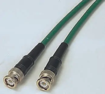Produktfoto 1 von Radiall Cable Assembly Koaxialkabel Stecker, 75 Ω Stecker, 250 mm, BNC / BNC, Schwarz