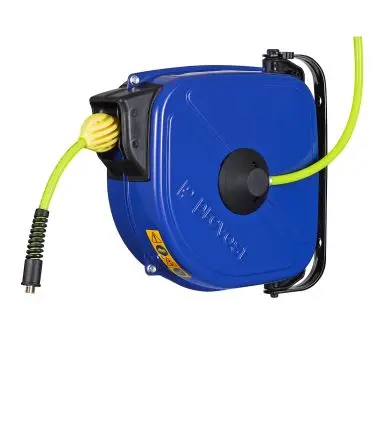 Produktfoto 1 von PREVOST Druckluft-Schlauchaufroller 12 m 500 L/min Schlauch inklusive Innen ø 8 mm, Außen-Ø 12 mm