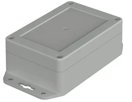 Produktfoto 1 von Bopla Euromas X; Gehäuse; Polycarbonat; Hellgrau Geflanscht; IK07 IP66, IP68 Breite 80 mm Höhe 45.2 mm Länge 120 mm